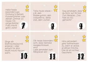 Vorschau - Aufgabenkarten - Adventskalender gute Taten - Seite 3