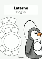 Vorschau - Mal- und Bastelvorlagen - Laterne Pinguin - Bastelvorlage - Deckblatt