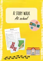 Vorschau - Arbeitsblätter - A Story Walk - At School - Deckblatt