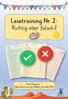 Vorschau - Arbeitsblätter - Lesetraining 2: Richtig oder falsch? Lesen Klasse 2-4 - Deckblatt
