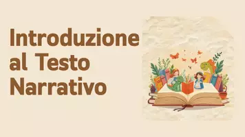 anteprima - Presentazioni / Lavagne - Presentazione - Introduzione al Testo Narrativo - Pagina di copertina