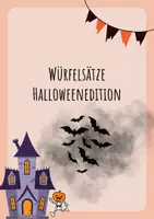 Vorschau - Arbeitsblätter - Halloween Würfelsätze – Kreatives Schreiben mit Spaß - Deckblatt