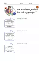 Vorschau - Arbeitsblätter - Lagerung von Lebensmittel - Schüler erstellen einen Podcast - Deckblatt