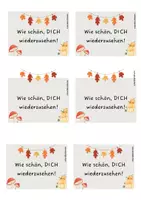 Vorschau - Anderer Materialtyp - Herbstliche Begrüßungskarten nach den Herbstferien - Seite 1