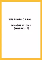 Vista previa - Tarjetas / Manipulativos - Wh-questions - Speaking Cards / Tarjetas de conversación en inglés (Primaria) - página 3