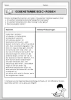 Vorschau - Arbeitsblätter - Gegenstandsbeschreibung Klasse 5-6 Deutsch - Seite 2