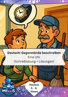 Vorschau - Arbeitsblätter - Gegenstandsbeschreibung Klasse 5-6 Deutsch - Deckblatt