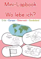 Vorschau - Anderer Materialtyp - Mini - Lapbook: Wo lebe ich? Österreich Version - Deckblatt