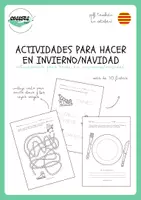 Vista previa - Manualidades / Dibujos para colorear - ACTIVIDADES PARA HACER EN INVIERNO/NAVIDAD - Portada
