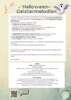 Vorschau - Stundenentwürfe - Musikstunde für Halloween Geistermelodien - Seite 1
