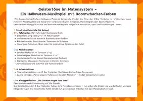 Vorschau - Stundenentwürfe - Musikstunde für Halloween Geistermelodien - Seite 2