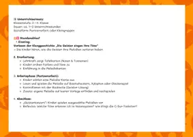 Vorschau - Stundenentwürfe - Musikstunde für Halloween Geistermelodien - Seite 3