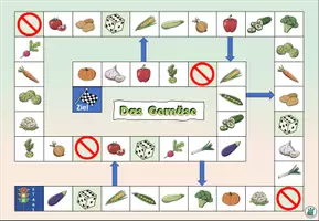 Vorschau - Spiele - Brettspiel / Spielplan "Das Gemüse" DaZ / DaF / Deutsch - Seite 3
