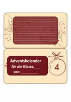 Vorschau - Mal- und Bastelvorlagen - Adventskalender Vorlage / 24 Ideen zur Gestaltung - Seite 3