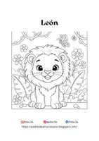 Vista previa - Fichas informativas / Documentos de lectura - Mis Amigos Animales ¡A Colorear y Descubrir - página 1