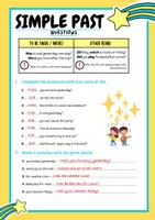 Vorschau - Arbeitsblätter - Simple Past - Questions - Seite 2