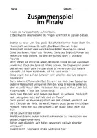 Vorschau - Arbeitsblätter - Teamgeist & Gemeinschaft Kurzgeschichten mit Fragen - Seite 3