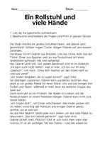 Vorschau - Arbeitsblätter - Solidarität und Zusammenhalt Kurzgeschichten mit Fragen - Seite 3