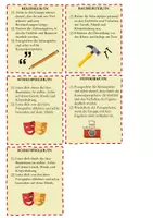 Vorschau - Arbeitsblätter - Standbilder - Methode für den Deutschunterricht (Rollenkarten, Checkliste, Lernplakat, Hilfskarte) - Seite 1