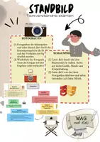 Vorschau - Arbeitsblätter - Standbilder - Methode für den Deutschunterricht (Rollenkarten, Checkliste, Lernplakat, Hilfskarte) - Deckblatt