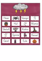Vorschau - Spiele - Bingo - Blitzlesen - Partnerlesen - Halloween - Seite 1