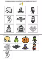 Vorschau - Arbeitsblätter - Arbeitsheft zu Halloween einfache Zuordnungsaufgaben. Sonderpädagogische Förderung - Seite 3