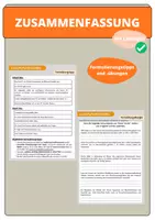 Vorschau - Arbeitsblätter - Zusammenfassung: Formulierungstipps und -übungen - Deckblatt