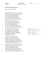 Vorschau - Klassenarbeiten - Klassenarbeit Balladen: Inhaltsangabe und Nachweisen von Merkmalen - Seite 2