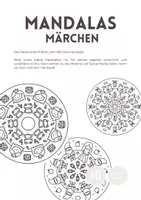 Vorschau - Mal- und Bastelvorlagen - Mandala Märchen, Ausmalvorlagen - Deckblatt