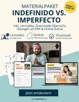 Vorschau - Arbeitsblätter - Materialpaket Spanisch: "Imperfecto VS. Indefinido" - Deckblatt