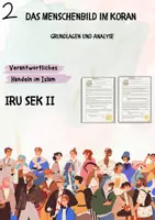 Vorschau - Arbeitsblätter - Menschenbild im Koran – Analyse, Vergleich und Reflexion - Deckblatt