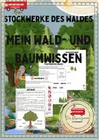 Vorschau - Arbeitsblätter - Mein Wald- und Baumwissen - Deckblatt