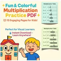 Aperçu - Apprentissages en autonomie - Interactive Multiplication Tables Practice for Grades 2-4 - Page de couverture