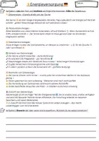 Vorschau - Arbeitsblätter - Energieversorgung in DE - Politik, Klasse 10, Gruppenpuzzle - Seite 1
