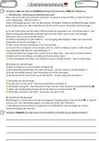 Vorschau - Arbeitsblätter - Energieversorgung in DE - Politik, Klasse 10, Gruppenpuzzle - Deckblatt