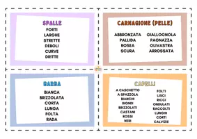 anteprima - Flashcard - Descrivere le persone - Pagina 2