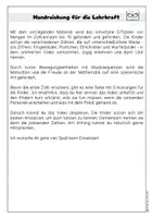 Vorschau - Präsentationen/Tafelbilder - Blitzblick I Klasse 1 I animierte Präsentation I mit Musik und Bewegung - Seite 1