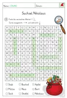 Vorschau - Arbeitsblätter - Suchsel Nikolaus - Seite 2