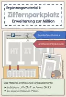 Vorschau - Fördermaterial/Inklusion - Stellenwertsystem ZR 1 000 000 - Bildkarten: Erweiterung bis zur Million - Deckblatt