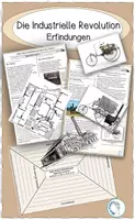 Vorschau - Unterrichtsreihen - Die Industrielle Revolution-Erfindungen - Deckblatt