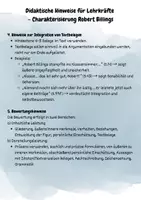 Vorschau - Arbeitsblätter - Klassenarbeit + Erwartungshorizont - Charakterisierung Robert Billings (Die Welle - Morton Rhue) - Seite 3