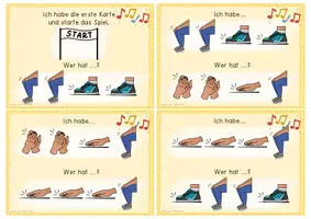 Vorschau - Spiele - Bodypercussion Ich habe ... Wer hat ...? Musikspiel 2 Body Percussion - Seite 3