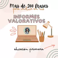 Vista previa - Unidades / Secuencias / Situaciones de Aprendizaje - FRASES para los INFORMES DE EVALUACIÓN trimestrales (LOMLOE) - Portada