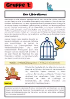 Vorschau - Stationenlernen - Politische Ideologien Gruppenarbeit: Liberalismus, Sozialismus, Konservatismus, Nationalismus - Seite 1