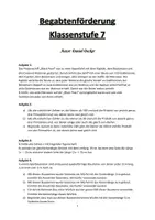 Vorschau - Arbeitsblätter - Begabtenförderung Klassenstufe 7 - Deckblatt