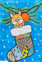 Vorschau - Unterrichtsreihen - Tiere im Weihnachtsstrumpf - Kunstprojekt (fertig geplante Kunststunde) - Seite 2