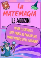 anteprima - Esercizi - LAMATEMAGIA LE ADDIZIONI - Pagina di copertina