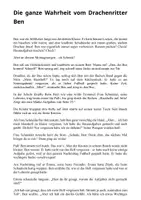 Vorschau - Text - Die ganze Wahrheit vom Drachenritter Ben (Kurzgeschichte) - Seite 1