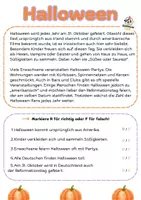 Vorschau - Arbeitsblätter - Arbeitsblatter zum Halloween - Seite 1