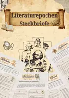 Vorschau - Arbeitsblätter - Deutsche Literatur Materialpaket: Literaturepochen, Gedichtanalyse, Autoren - Seite 1